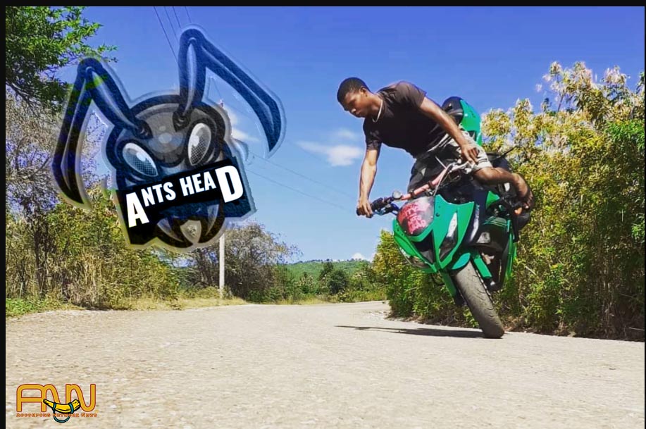 Featured son of the soil, Stunt city boss, who goes by the moniker Antshead, is one of Jamaica’s best stunt rider.