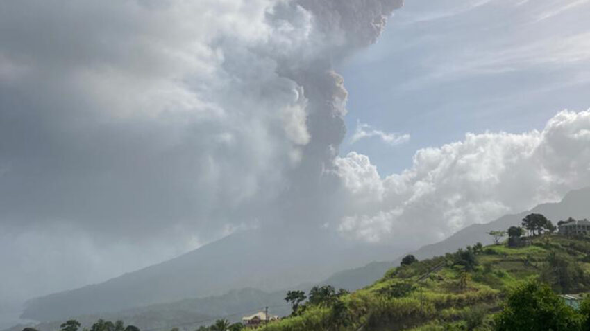 Saint Vincent volcano on the verge of exploding